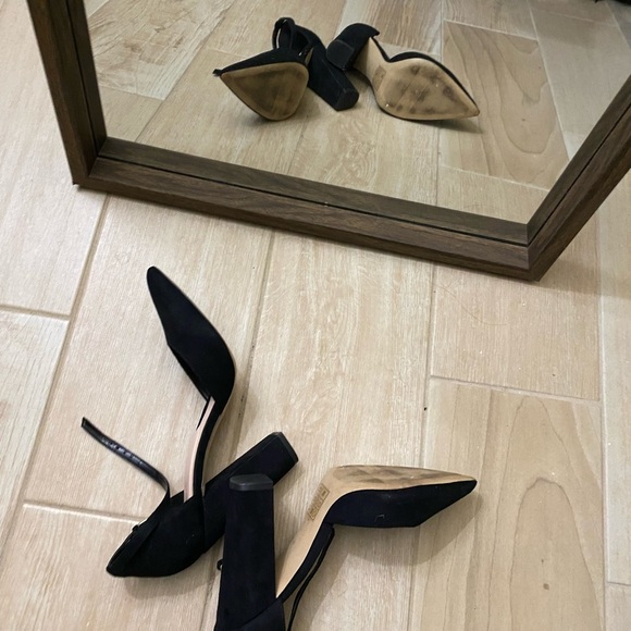 ALDO black velvet heel - Picture 4 of 4